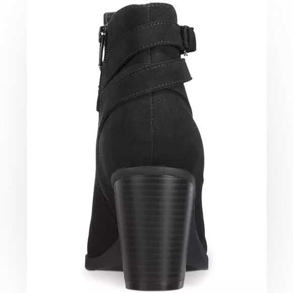 Zolaa 9.5 Block-Heel Booties Western Zip up Booties - Picture 7 of 13